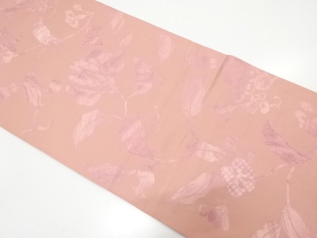 JAPANESE FUKURO OBI / WOVEN CHINESE FLOWER